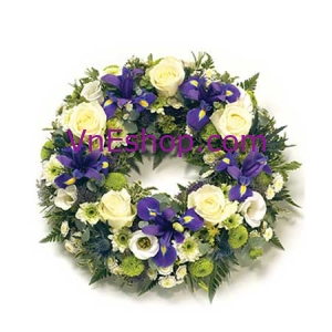 Lẵng hoa chia buồn