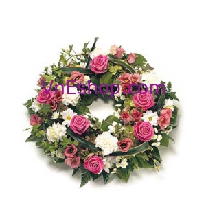 Lẵng hoa chia buồn